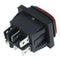 1PC 30A/250V 6Pin Waterproof  Auto Boat Toggle Rocker Switch with LED 12V220V JR