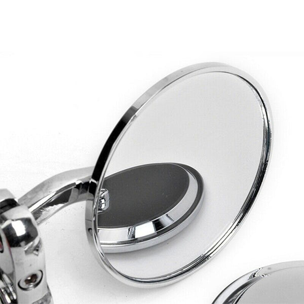 Cnc Motorcycle Moto Bike 7/8Inch 22Mm Handle Bar End Mirrors Collapsible Fo E3P3
