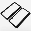 Matte Aluminum License Plate Frame with Chrome Screw Caps 32*7*2cm New