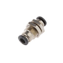 10x Tube OD 6mm 1/4 Bulkhead Union Connector Pneumatic Fittings  Seal