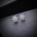 36 Pairs/Set Earrings Mini Crystal Flower Metal Ear Stud Women Wedding Jewelry