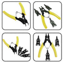 4in1 For 3/8"-2" Snap Ring Pliers Plier Set Circlip Hot To Combination N8A9 X3H4