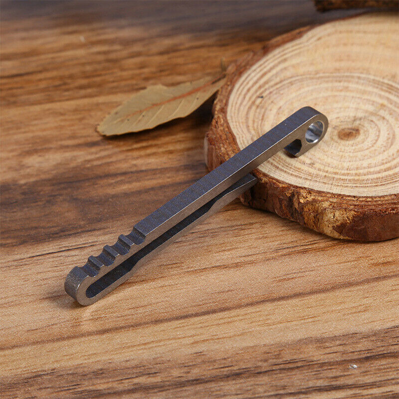 Titanium Alloy Edc Keychain Carabiner Hook Clip Quick Release Buckle Hangin A8I3