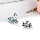 Cartoon Animal Swan Rhinestone Brooch Badges Jacket Backpack Coat Accessories