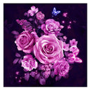Pink 5D DIY Flower Diamond Painting Embroidery Cross Stitch Home Decor Gift