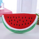 Cute Fruit Watermelon Cactus Plush Pencil Case Cosmetic Bag Pen Box for Gir