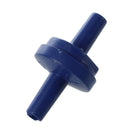 4 Pcs 3mm Inside Diameter Hard Plastic One-way Check Valve Dark Blue