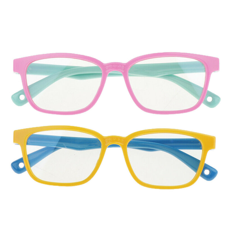 2pcs Fashion Kids Eyeglasse Blue