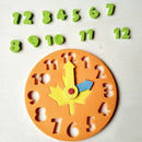 1 Piece Kids DIY Clock Learning Education Toys Jigsaw Puzzle Game for ChildrenAU