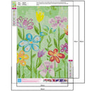 Vibrant Flower Diamond Painting DIY Full Round Drill 5D Needlework (B2421) A
