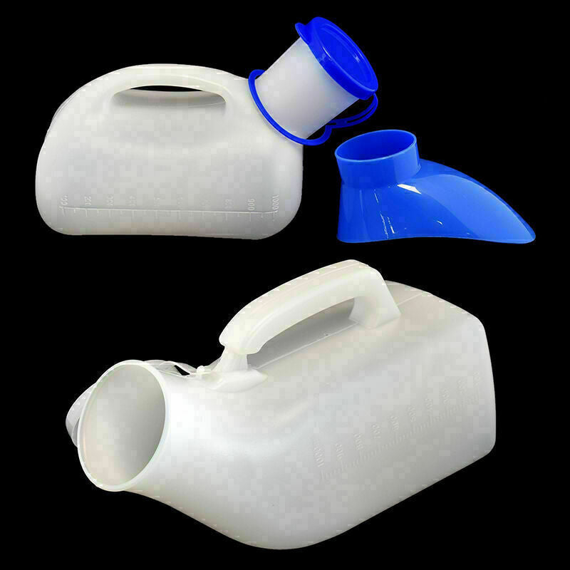 Portable Urine Pee Bottle Unisex Men Women 1000ML Urinal Storage C Travel T H8Z6
