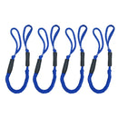 4x Bungee Stretching Dock Line 4' Mooring Rope for Boat Pontoon Kayaks