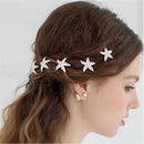 6pcs Girl Starfish Braid  Hairpin Headdress Wedding Party Hair Accessories  3C