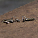 Pack of 1 Heavy Duty Dual Key Ring Pull Apart Snap Lock Holder Economic LJ
