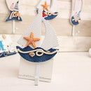 Mediterranean Boat Wall Door Closet Clothes Bag Hat Towel Hanger Hook Holder