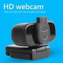 720P Webcam w/ Privacy Cover Built-in Microphone USB Plug N Play Web Camera