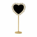 10 Pieces Heart Mini Blackboard Chalkboard Message Wedding Party Table Deco Y4Y8