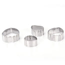 4x Peony Flower Cake  Fondant Plunger Cutter Decorating Mold Sugarcraft BakingLJ