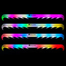 2pcs RGB RAM Heatsink Desktop PC DDR DDR3 DDR4 Memory Heat Spreader (Red) A