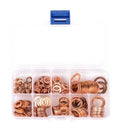 200pcs M5-M14 Box-packed Durable Copper Hardware Oil Seal Fitting Ring Seal N9W8