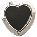 Heart-Shape Foldable Purse Handbag Hanger Hook Holder B5X4
