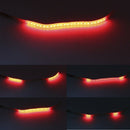 2PCS Red 30CM 3528 32Led Knight Rider Flash Strobe Scanner Neon Strip Light DIY