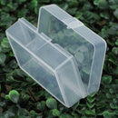 5pcs Clear Plastic Transparent Storage Box Collection Container Case Part Box JR