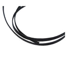 10M Flex. fabric hose braided hose cable protection cable conduit Black 10m P9Z2