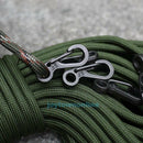 5PCS Mini EDC Gear Survival SF Outdoor Keyring Keychain Pocket Strap Hook Tool