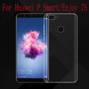 Ultra thin Clear TPU Soft Clear Back Case Cover for Huawei P Smart/Enjoy 7S