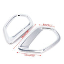 Chrome Car Back Rear Fog Light Lamp Cover Trim for Mitsubishi Outlander 201 R8A5