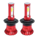 1 Pair Car Auto Motorcycle 3000K 6000K 8000K 4200LM COB LED Fog Tail Light Bulbs