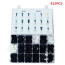 415pcs 18 Size For All Ford Trim Clip Car Retainer Panel Bumper Fastener Kit Set