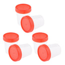 6 Pieces Storage Sealed Tank Round Transparent Storage Seed Liquid Container