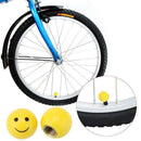 2pcs Smile Face Eyeball MTB Road Bicycle Motorbike Automobile Schrader Valv
