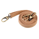 Adjustable Canvas School Shoulder Bag Strap Handbag Replacement 1.2cm Khaki