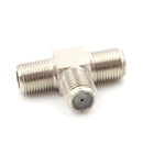 Thread F Socket T Splitter Adaptor Cable TV Aerial Freeview Virgin Media OZ