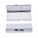 Travel Metal PillBox Medicine Drug Vitamin Tablet Organizer Container Case JBTOC
