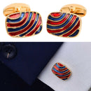 2 Packs Cufflinks Men's Shirts Jewelry Gift for Suits Jacket
