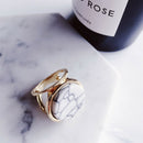Geometric Big Finger Ring Boho Ethnic Women Hippie Ring Round