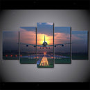 5Pcs Wall Painting Canvas Prints Modern Art Decoration Home DecorÃ¯Â¼Å’Plane