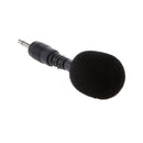 Black Travel Mini Flexible Hold 3.5MM Stereo Microphone for Laptop/Notebook