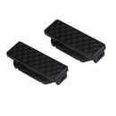 2pcs Car Seat Belt Clips Buckles Shoulder Tension Adjuster Clamps (Black)