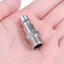5pcs Euro Air Line Hose Fitting 1/4" Quick Release Air Compressor Connector ME