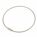 Stainless Steel Aircraft Cable Wire Keychain Twist Screw Lock Pack of 10-25 Q1D2