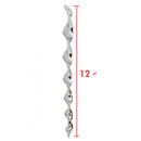 8pcs Bird Repellent Wind Twisting Scare Rod Reflective Ornamental Deterren CCF