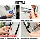 15M Seal Car Door Edge Guard Trim Molding Protector Auto Strip Black Rubber