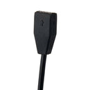 High Quality Black 10 Pin 3.5 mm Jack socket Car USB AUX IN Adapter Cable F B4S1