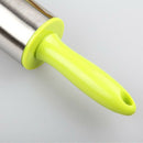 1Pc Stainless Steel Fondant Rolling Pin Cake Decoration Dough Roller Plasti T8Z3