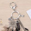Dream Catcher Feather Handbag Charm Pendant Keychain Bag Keyring Key Chain  Y6Y2